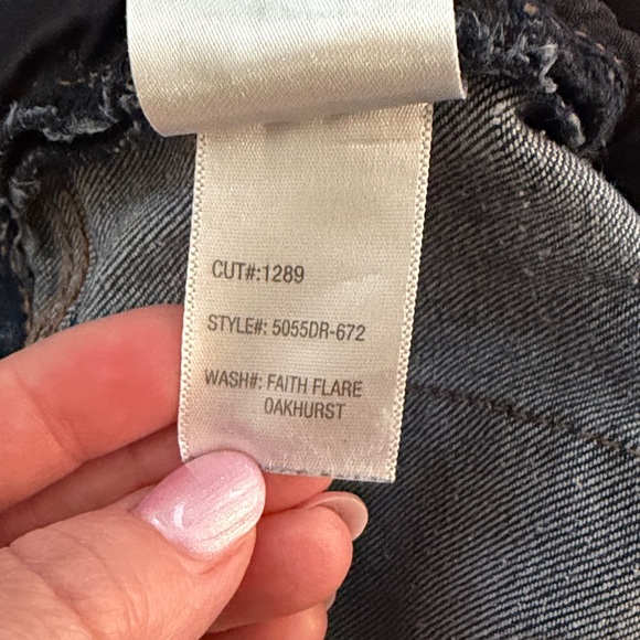 Articles Of Society Faith Flare Oakhurst Raw Hem Jeans Size 29 - Picture 6 of 10